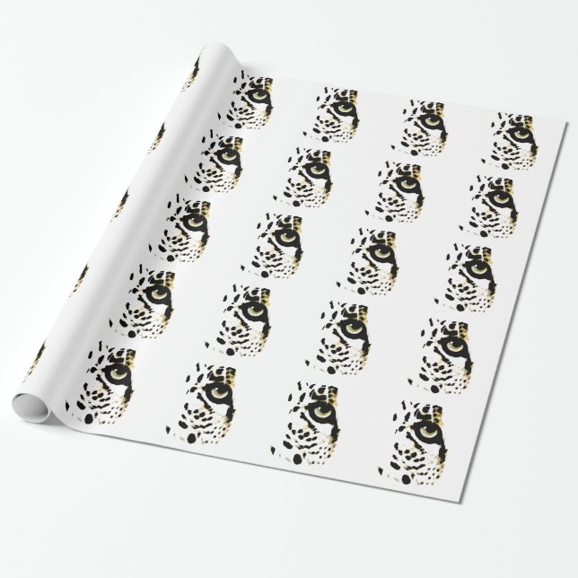 Leopard Eye Wrapping Paper (Unrolled)