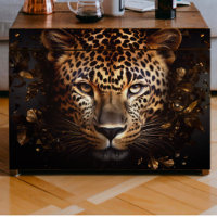 Leopard Eyes Decoupage