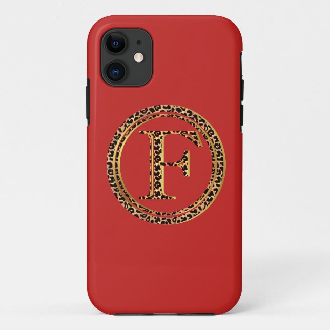 leopard F Case-Mate iPhone Case (Back)