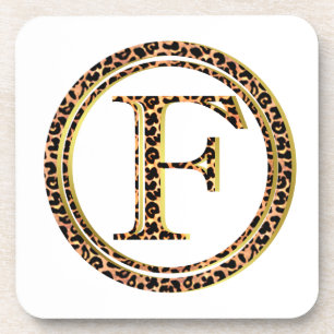 leopard F Coaster