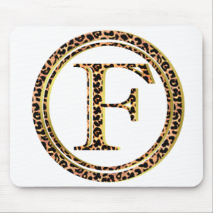 leopard F Mouse Mat
