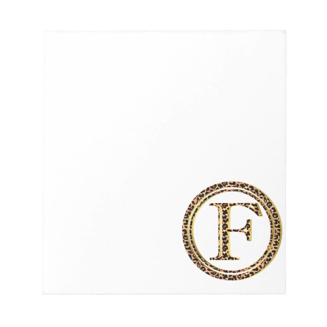 leopard F Notepad (Front)