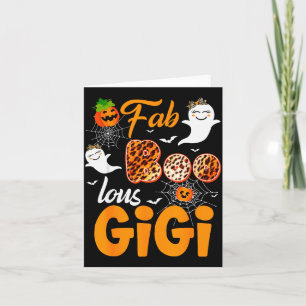 Leopard Fab Boo Lous Gigi Soky Halloween Costume G Card