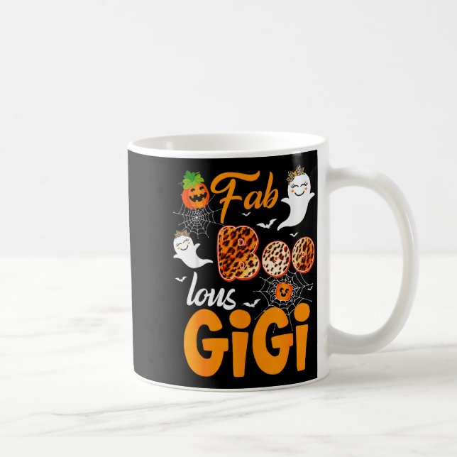 Leopard Fab Boo Lous Gigi Soky Halloween Costume G Coffee Mug (Right)