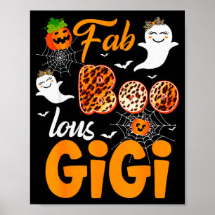 Leopard Fab Boo Lous Gigi Soky Halloween Costume G Poster