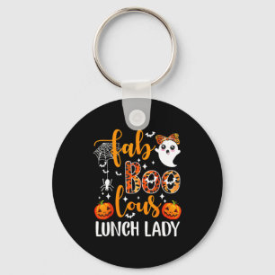 Leopard Fab Boo Lous Lunch Lady Matching Group Tee Key Ring