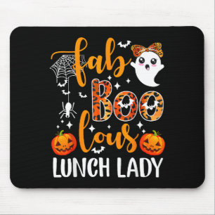 Leopard Fab Boo Lous Lunch Lady Matching Group Tee Mouse Mat