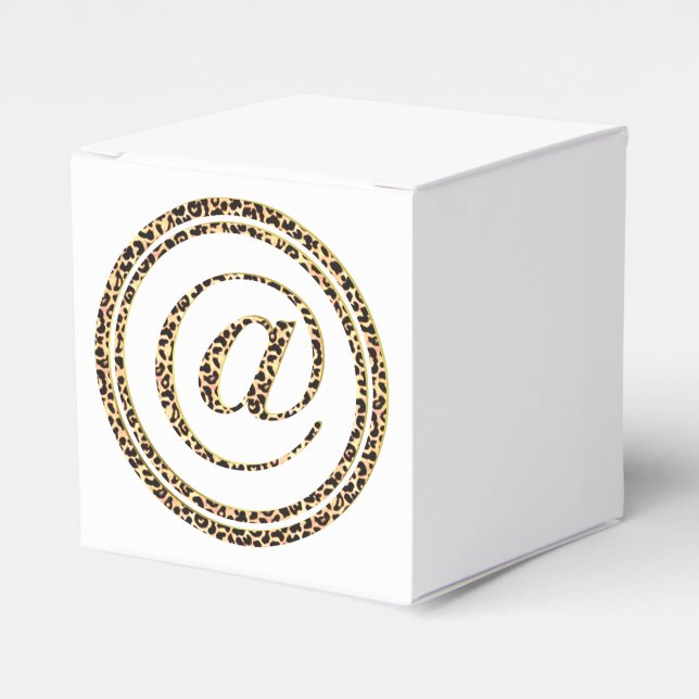 Leopard @ favour box (Front Side)