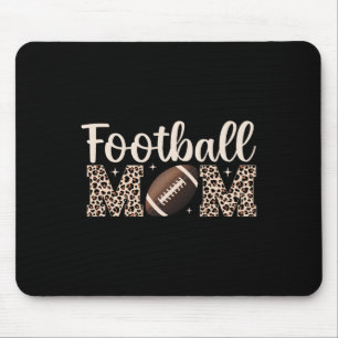 Leopard Football Mum Mama Women Football Player Mo Mouse Mat
