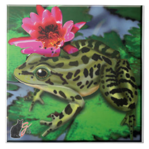 Leopard Frog Tile