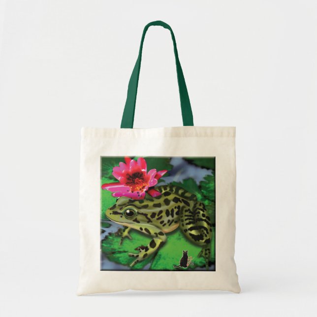 Leopard Frog Tote Bag (Front)