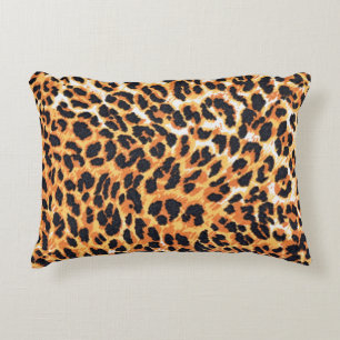 leopard fur as backgroundleopard,pattern,print,ski decorative cushion
