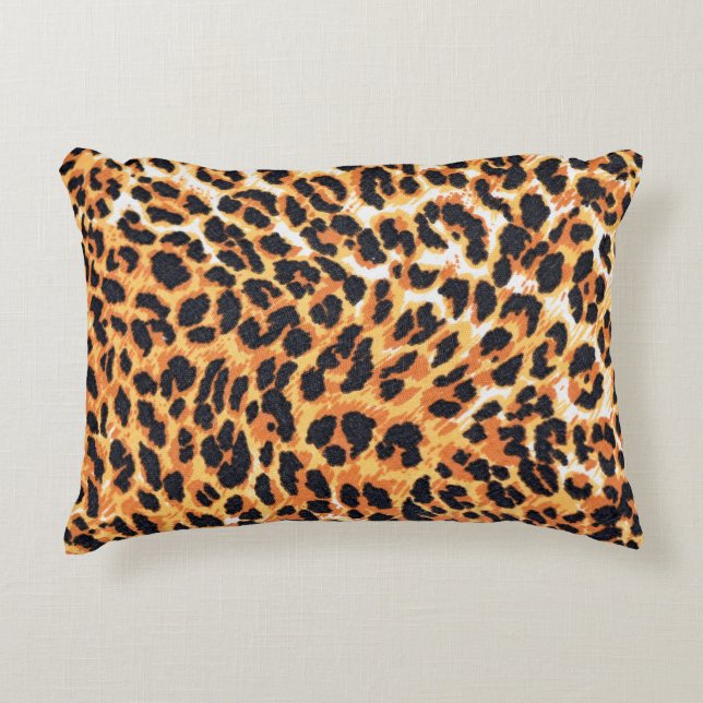 leopard fur as backgroundleopard,pattern,print,ski decorative cushion (Front)