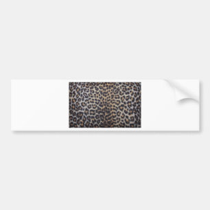 Leopard Fur Bumper Sticker