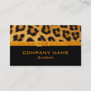 Leopard Fur Business Card