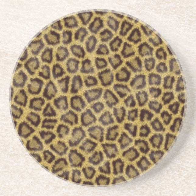 Leopard Fur Coaster (Front)