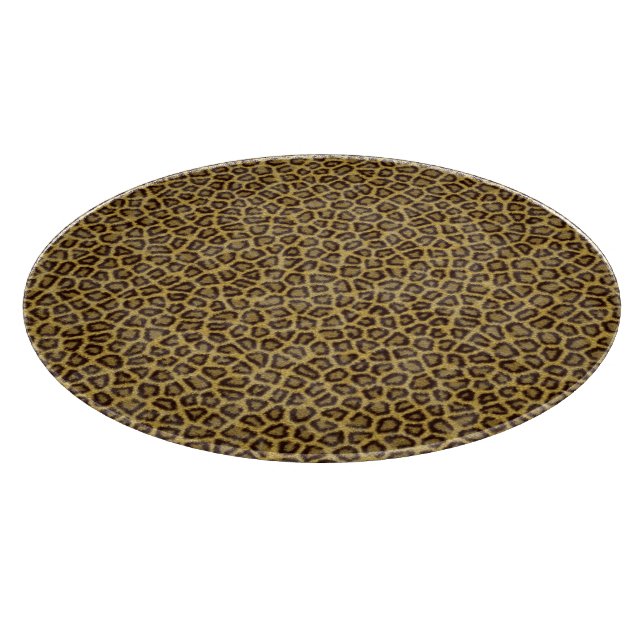 Leopard Fur Cutting Board (Corner)
