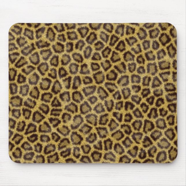 Leopard Fur Mouse Mat (Front)