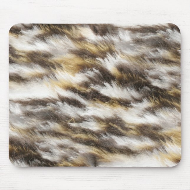 leopard fur mouse mat (Front)