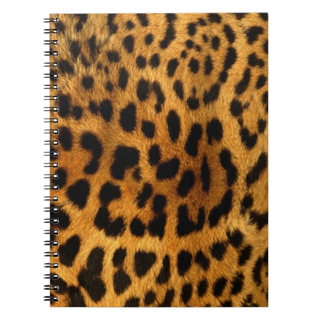 Leopard fur notebook (Front)