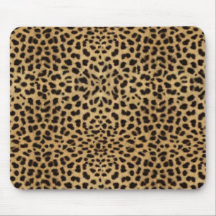 Leopard fur pattern mouse mat