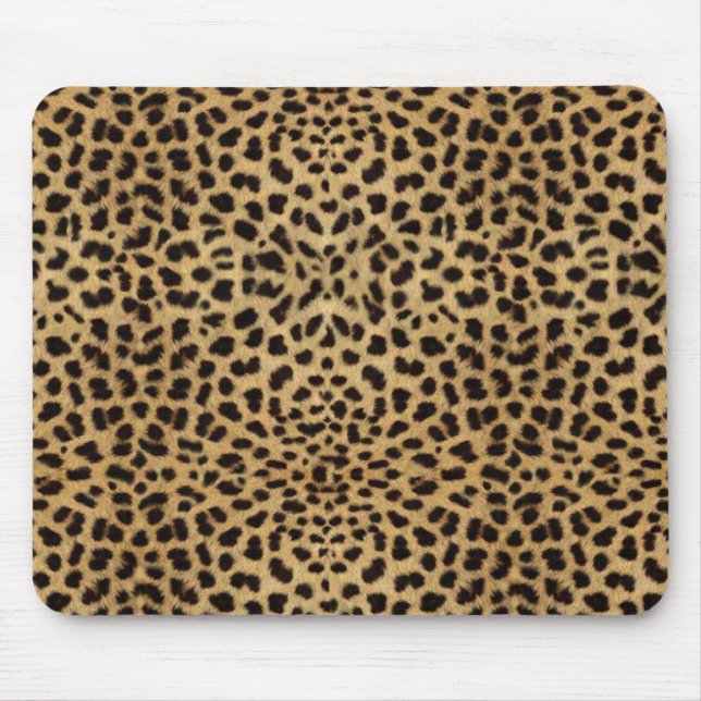 Leopard fur pattern mouse mat (Front)