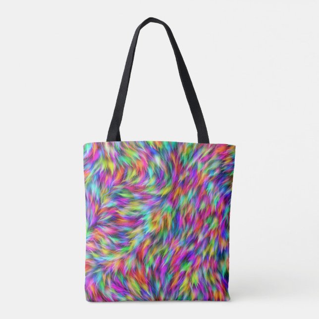 Leopard Fur Pattern Tote Bag (Back)