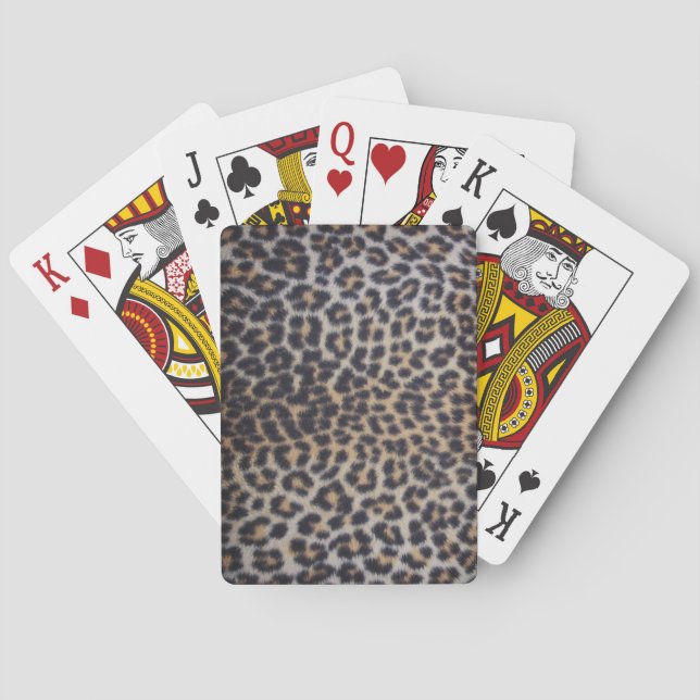Leopard Fur Playing Cards (Back)