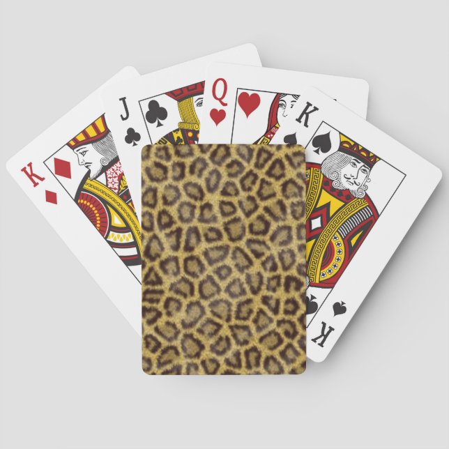 Leopard Fur Playing Cards (Back)