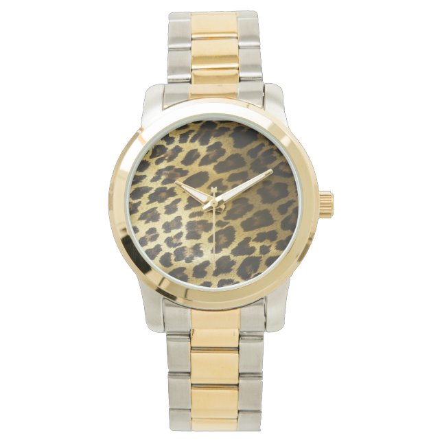 Leopard Fur Print Watch (Front)