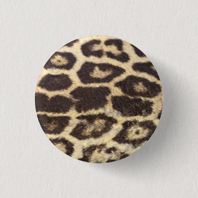 Leopard Fur Spots 3 Cm Round Badge (Front)