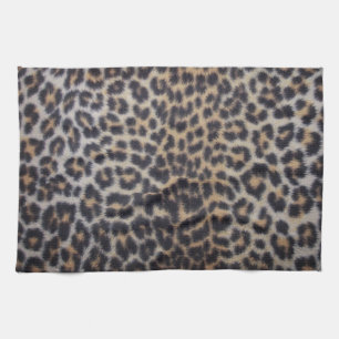 Leopard Fur Tea Towel
