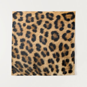 Leopard fur texture, natural pattern. tapestry