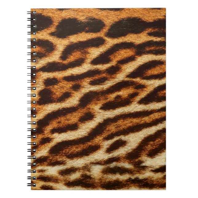 Leopard fur textures. Animal print Notebook (Front)