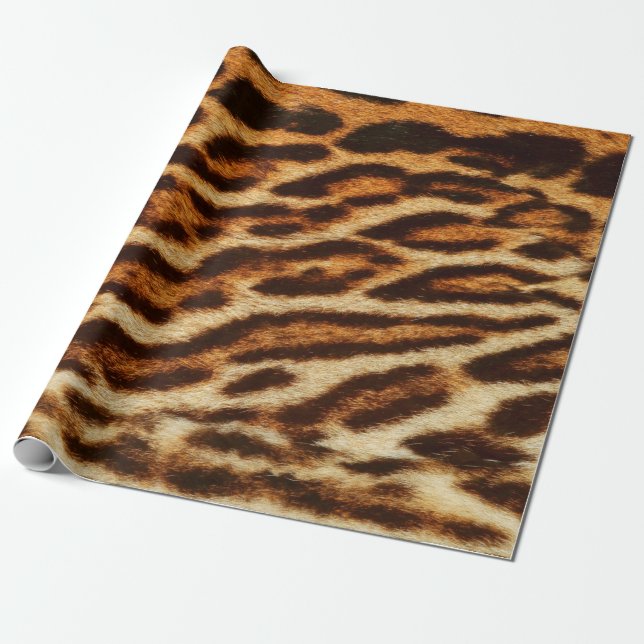Leopard fur textures. Animal print Wrapping Paper (Unrolled)