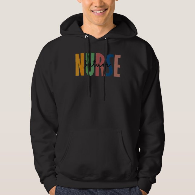Leopard Future Nurse Nursing Student School Hoodie (Front)