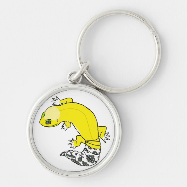 leopard gecko 2 keychain (Front)
