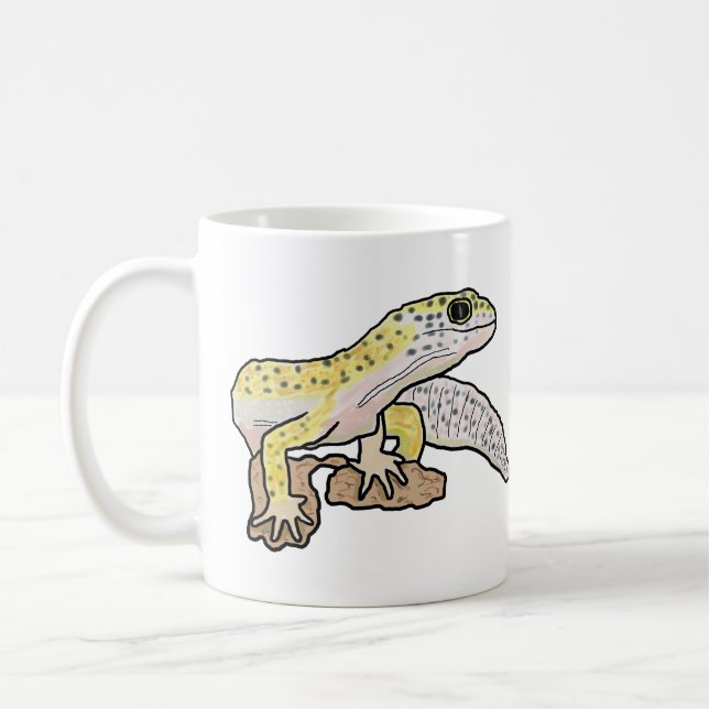 Leopard Gecko Coffee Mug (Left)