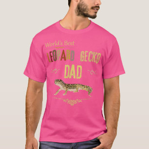 Leopard Gecko Dad Fathers Day Gift Pet Lizard T-Shirt