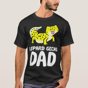Leopard Gecko Dad Lizard Reptile Father Leopard Ge T-Shirt