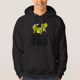 Leopard Gecko Dad Lizard Reptile Leopard Gecko Pap Hoodie