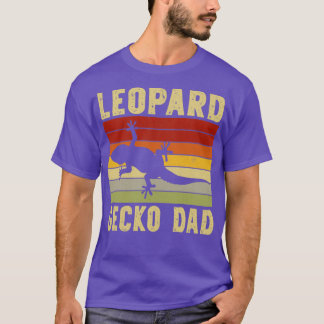 Leopard Gecko Dad perfect gifts Fathers Day christ T-Shirt