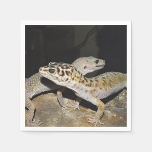 Leopard gecko design for all! napkin