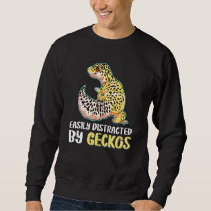 Leopard Gecko Easily Distracted By Geckos Sweatshirt