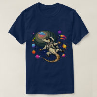 Leopard Gecko in Space T-Shirt - Perfect for Rept