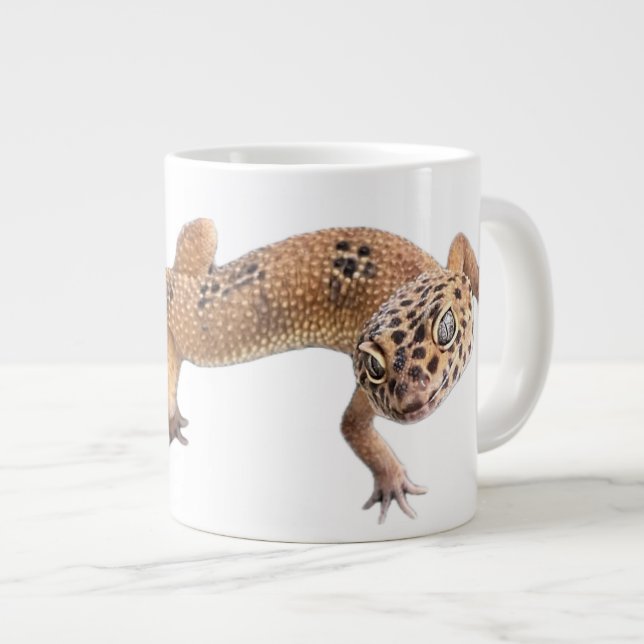  Leopard Gecko  Large Coffee Mug (Front Right)