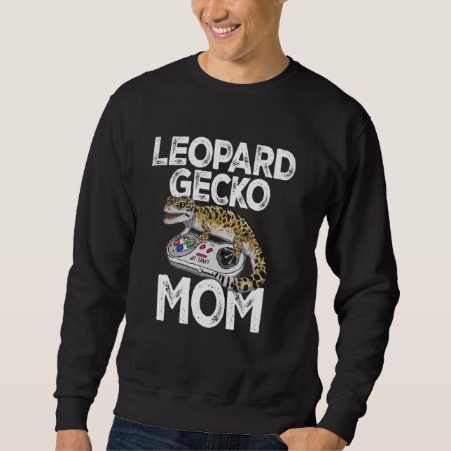 Leopard gecko Lizard Reptiles Common Leopard gecko Sweatshirt (Front)