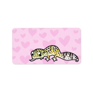 Leopard Gecko Love Label