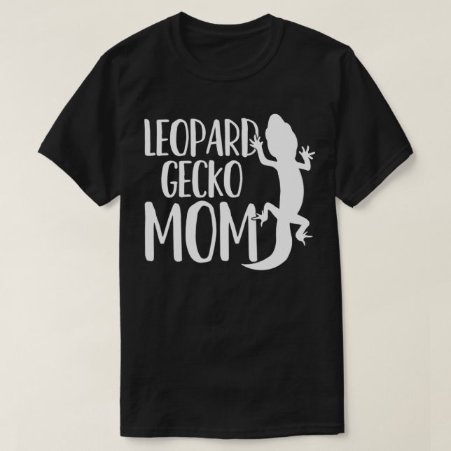 Leopard Gecko Mum Lizard Reptile  T-Shirt (Design Front)