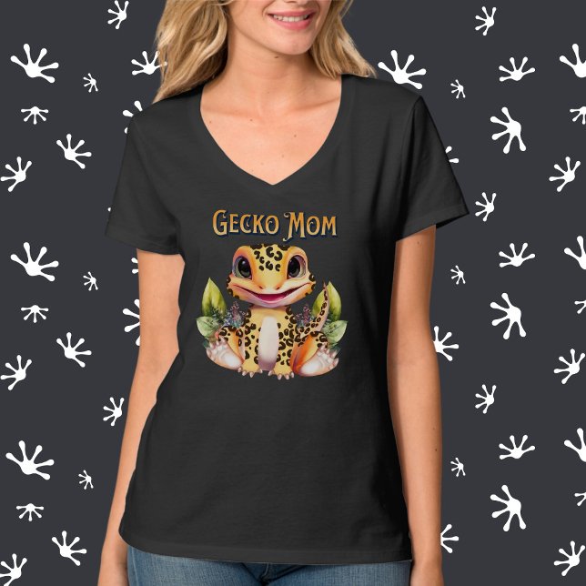 Leopard Gecko Mum Reptile Lovers T-Shirt (Creator Uploaded)